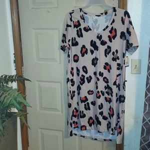 Terra & Sky Leopard Dress